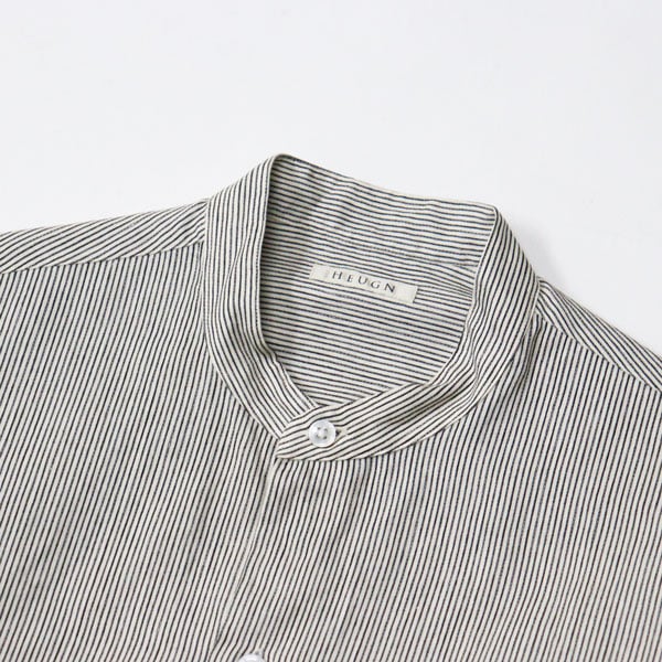 【HEUGN / ユーゲン CODY STRIPE SHIRT BLOUSON】 HEUGN / ユーゲン CODY STRIPE SHIRT BLOUSON】