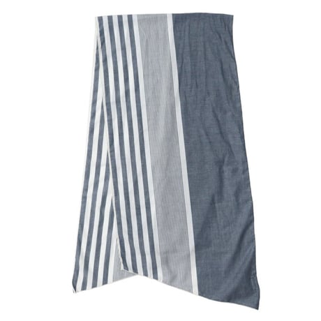 ENGINEERED GARMENTS（エンジニアード ガーメンツ）"Long Scarf - Stripe Cotton Chambray"