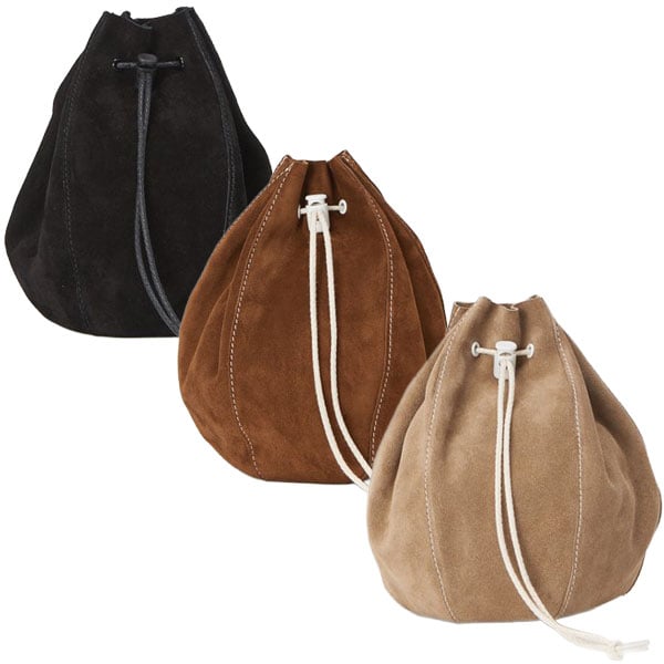 Hender Scheme 巾着 ショルダーバッグ ダークブラウン Hender Scheme （エンダースキーマ）