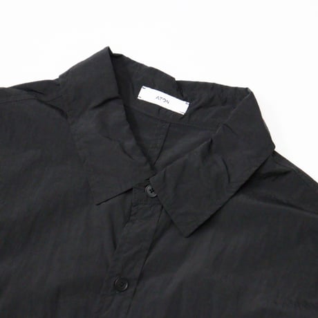 ATON（エートン）"HAND DYED NYLON SHIRT JACKET"