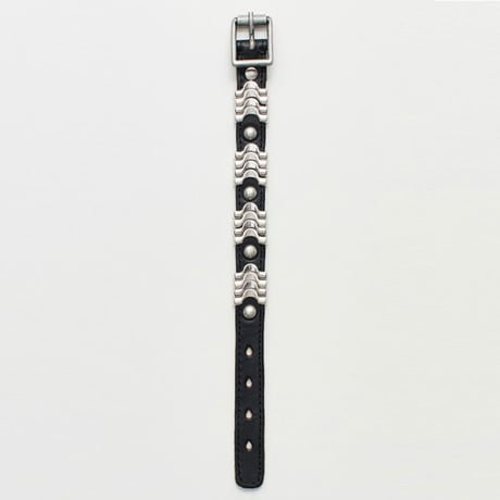 OUR LEGACY（アワー レガシー）"WAVE BRACELET - Black Chromexcel Leather"