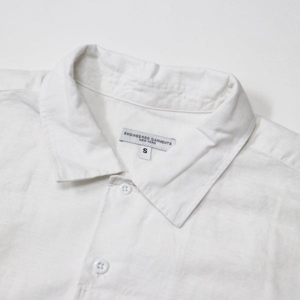 美品 エンジニアードガーメンツ キャンプシャツ 刺繍デザイン ベージュ XS ENGINEERED GARMENTS（エンジニアードガーメンツ）