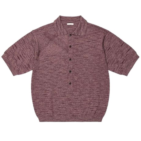 ULTERIOR（アルテリア）"MELANGE SLUB YARN KNIT P/S"