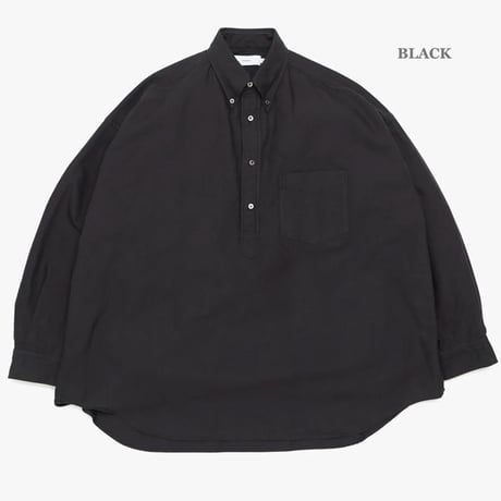 Graphpaper（グラフペーパー）"Oxford L/S Oversized B.D Pullover Shirt"