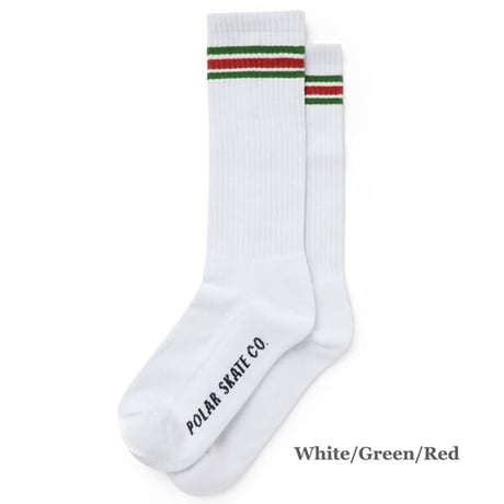 POLAR SKATE CO.（ポーラー スケート カンパニー）"Stripe Socks - Long"