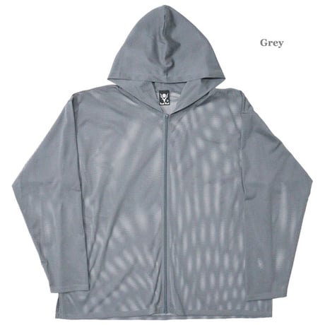South2 West8（サウスツーウエストエイト）"Zipped Hoody - Knit Mesh"