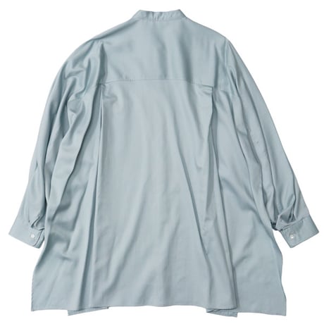 Ladie's / Graphpaper（レディース グラフペーパー）"Silicon Poplin Deep Slit Band Collar Shirt"