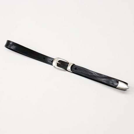 OUR LEGACY（アワー レガシー）"2 CM BELT - Black Leather"