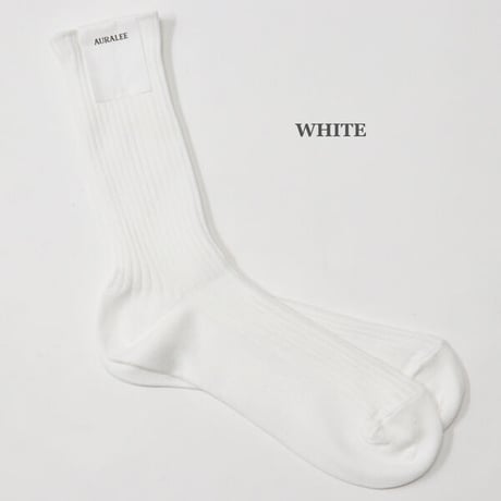 AURALEE（オーラリー）"GIZA HIGH GAUGE SOX"