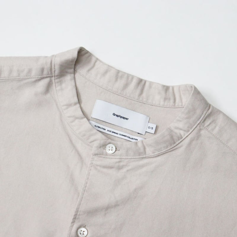 Graphpaper オックスフォードオーバーサイズ半袖シャツ 白 美品 ① Graphpaper (グラフペーパー) Oxford L/S Oversized B.D Shirt