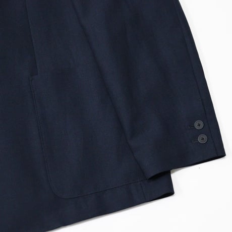 ATON（エートン）"TWIST WOOL LINEN SEMI DOUBLE JACKET"