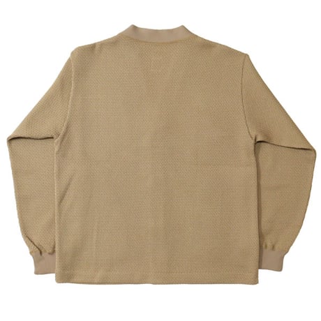 KICS DOCUMENT.（キクスドキュメント）"1/4 GG PE CARDIGAN"