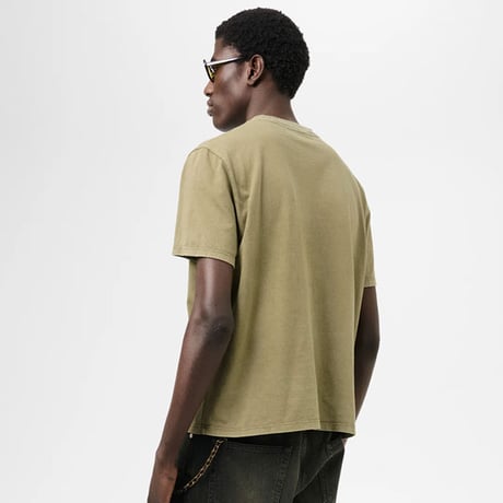 OUR LEGACY（アワー レガシー）"BOX T-SHIRT - Cavalry Olive Legacy Jersey"