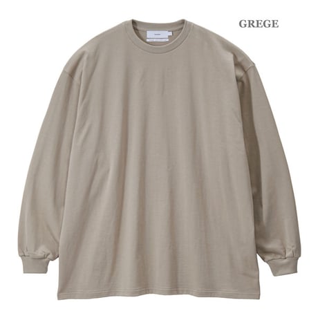 Graphpaper（グラフペーパー）"Tri Spun Cotton L/S Oversized Tee"