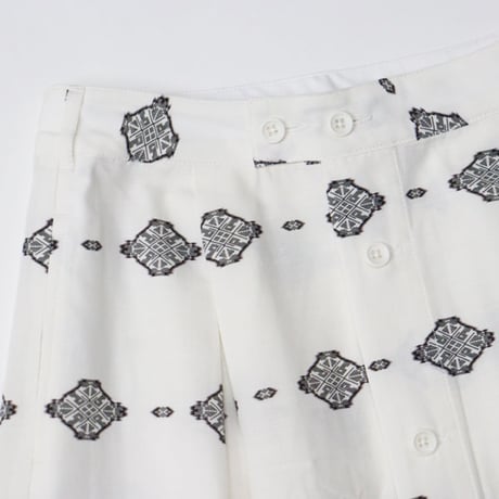 Ladie's /ENGINEERED GARMENTS（レディース エンジニアード ガーメンツ）"Tuck Skirt - Cotton Ikat Print"