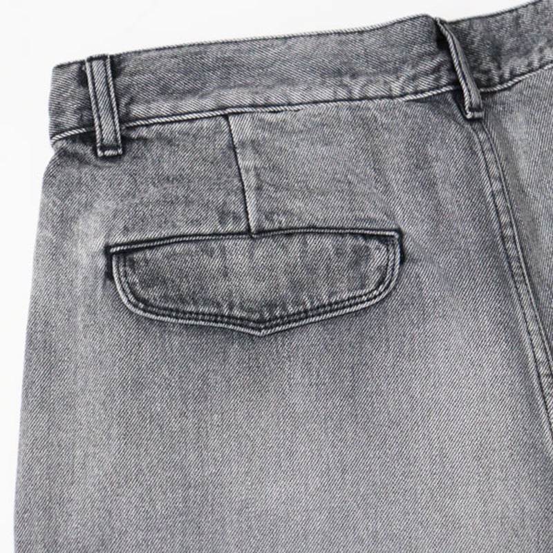 グラフペーパー CompactPonte Wide Tapered チーフパンツ Compact Ponte Wide Tapered Chef Pants / BLACK | Graphpaper