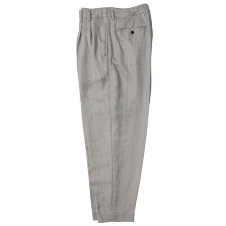 nonnotte（ノノット）"2-Tuck Wide Tapered Trousers"