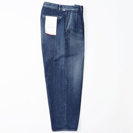 Graphpaper（グラフペーパー）"Selvage Denim Two Tuck Tapered Pants - DARK FADE"