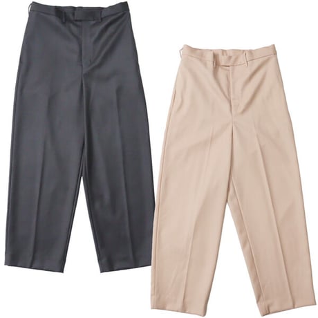 nonnotte（ノノット）"NO TACK WIDE STRAIGHT TROUSERS"