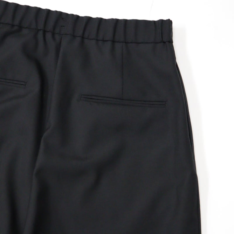 新品 ATON ATON WOOL TROPICAL TAPERED PANTS ATON Tapered Easy Pants Tropical Wool Black | HAVEN