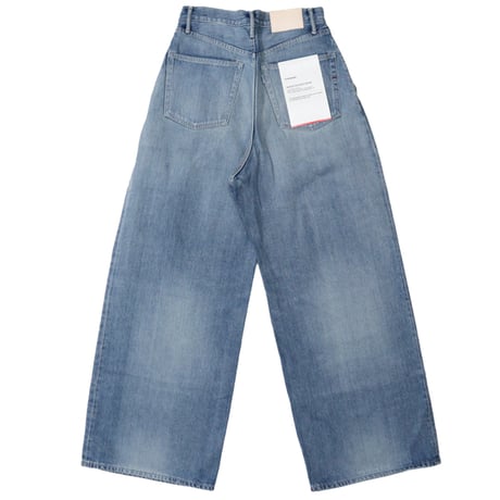 Ladie's / Graphpaper（レディース グラフペーパー）"Selvage Denim Two Tuck Wide Pants - LIGHT FADE"
