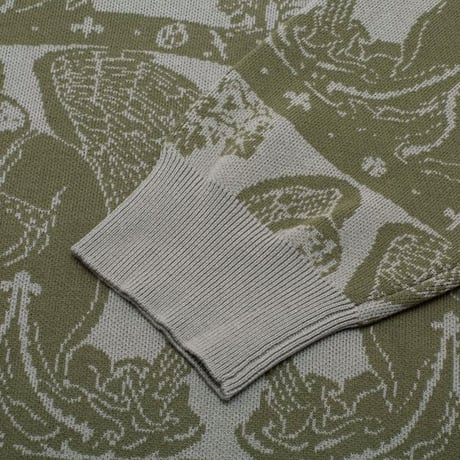 GX1000（ジーエックス1000）"Jacquard Knit Floral Sweater"