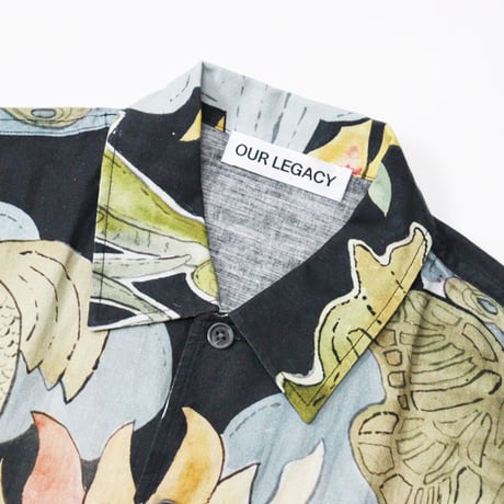 OUR LEGACY（アワー レガシー）"BOX SHIRT SHORTSLEEVE - Solar Power Print"