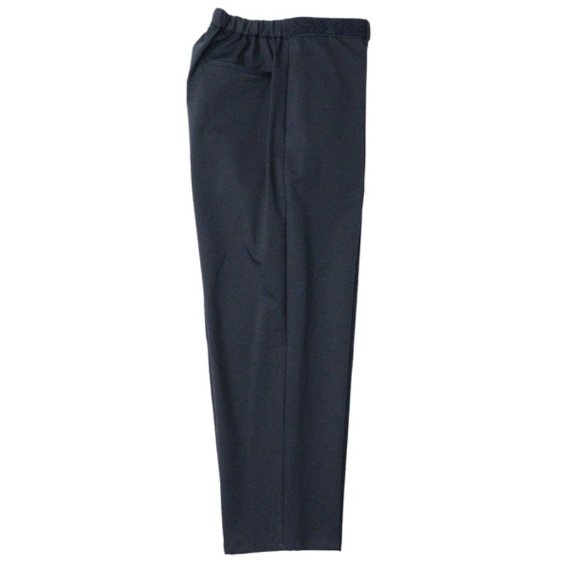 グラフペーパー CompactPonte Wide Tapered チーフパンツ Compact Ponte Wide Tapered Chef Pants / BLACK | Graphpaper