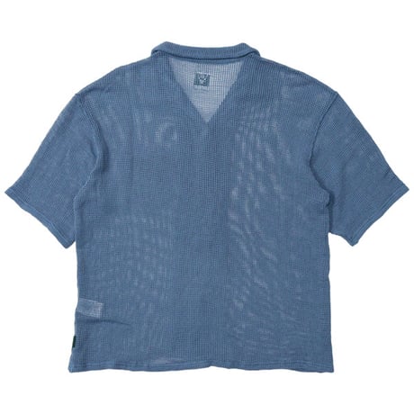 South2 West8 （サウスツーウエストエイト）"S/S Open Collar Shirt - Cotton Mesh"