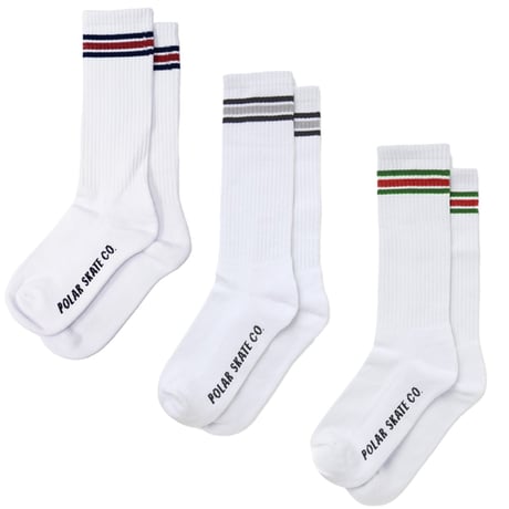 POLAR SKATE CO.（ポーラー スケート カンパニー）"Stripe Socks - Long"