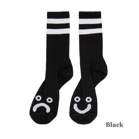 POLAR SKATE CO.（ポーラー スケート カンパニー）"Rib Socks | Happy Sad"