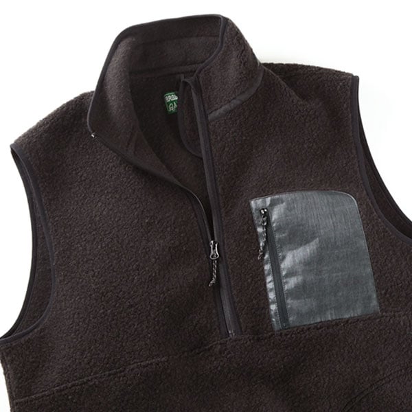 新品 BROWN by 2-tacs 24AW RA-vest ボア ベスト