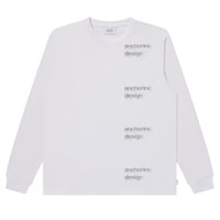 【通販・店頭限定販売】ANCHOR INC.（アンカーインク）"REPEATED FABRIC LOGO L/S TEE"