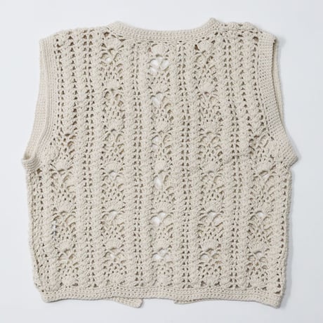 Ladies' /Nigel Cabourn WOMAN（ナイジェルケーボン ウーマン）"CROCHET VEST COTTON CORD"