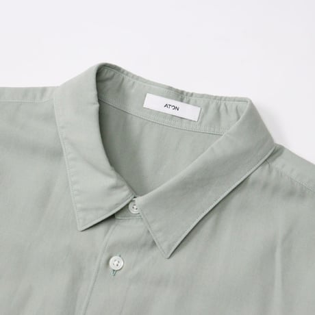 ATON（エートン）"COTTON SILK VIERA LOOSE FIT SHIRT"