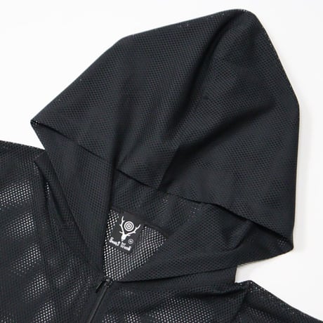 South2 West8（サウスツーウエストエイト）"Zipped Hoody - Knit Mesh"