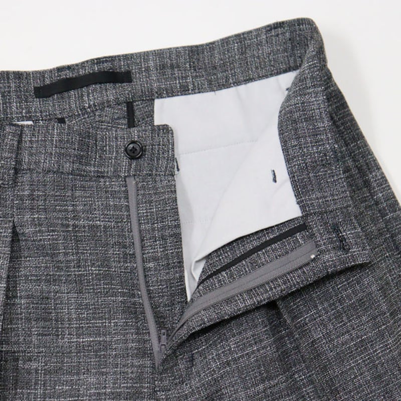 kics document キクスドキュメント　スラックス　ブルー　ペイズリー柄 KICS DOCUMENT.(キクスドキュメント)/ TROPICAL T/W TUCK PT(2