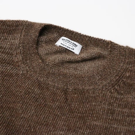 MAATEE&SONS（マーティーアンドサンズ）"RBALPACA,カシミヤミンク SS天竺"