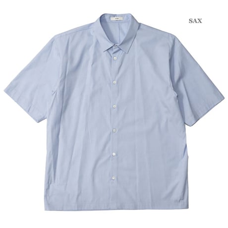 ATON（エートン）"GIZA BROAD SHORT SLEEVE SHIRT"