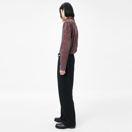 OUR LEGACY（アワー レガシー）"BORROWED CHINO - Coal Black Link Stripe Weave"
