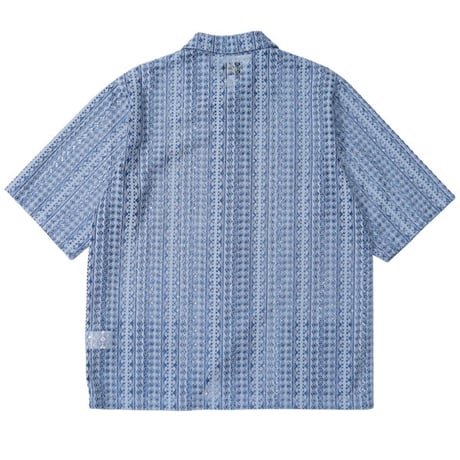 NEEDLES（ニードルス）"S/S Widespread Collar Shirt - Raschel Lace"