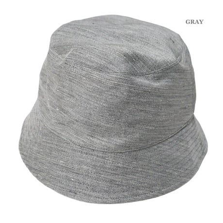 Graphpaper（グラフペーパー）"Linen Cupro Back Satin Bucket Hat"