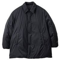 快晴堂　リングウールポケットビックセーター/黒/エルボーパッチ/チビポケット polcadot ポルカドット