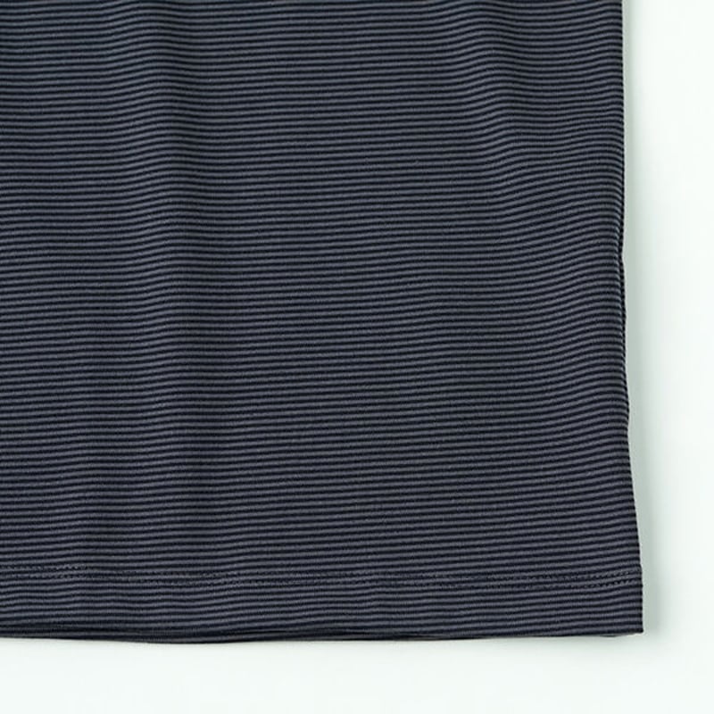 グラフペーパー　ボーダー　Graphpaper Graphpaper (グラフペーパー) Border L/S Slit Tee / ボーダー
