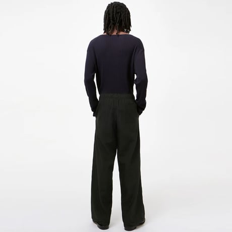 OUR LEGACY（アワー レガシー）"LEISURE TROUSER - Soot Black Techflax"