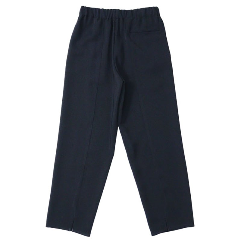 パンツ OVERCOAT Classic Drawstring Trouser 0 Classic Rayon Tricotine Drawstring Trouser in Navy – OVERCOAT