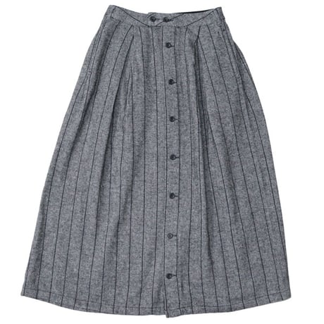 Ladies' /ENGINEERED GARMENTS（レディース エンジニアード ガーメンツ）"Tuck Skirt - Wool Striped HB"