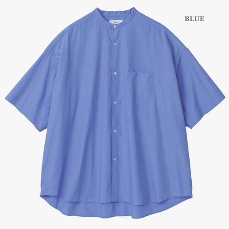 Graphpaper（グラフペーパー）"Broad S/S Oversized Band Collar Shirt"