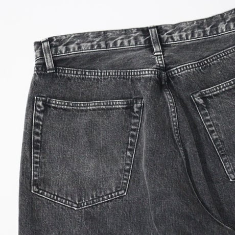 ULTERIOR（アルテリア）"VINTAGE WASHED SELVEDGE BLACK DENIM 5P PANTS"