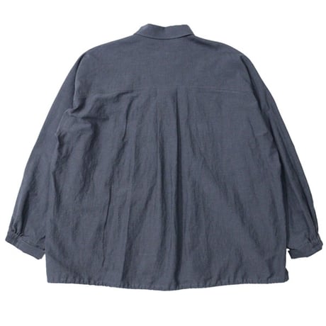 Graphpaper（グラフペーパー）"Cotton Linen Seersucker L/S Pullover Shirt"